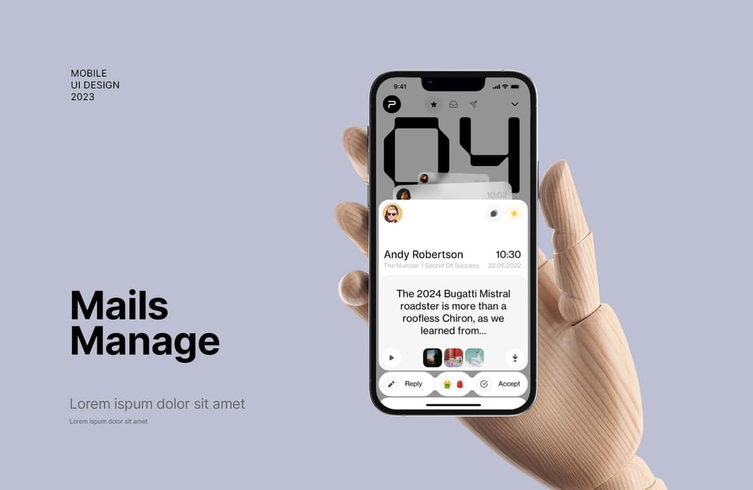Mails - Mobile app