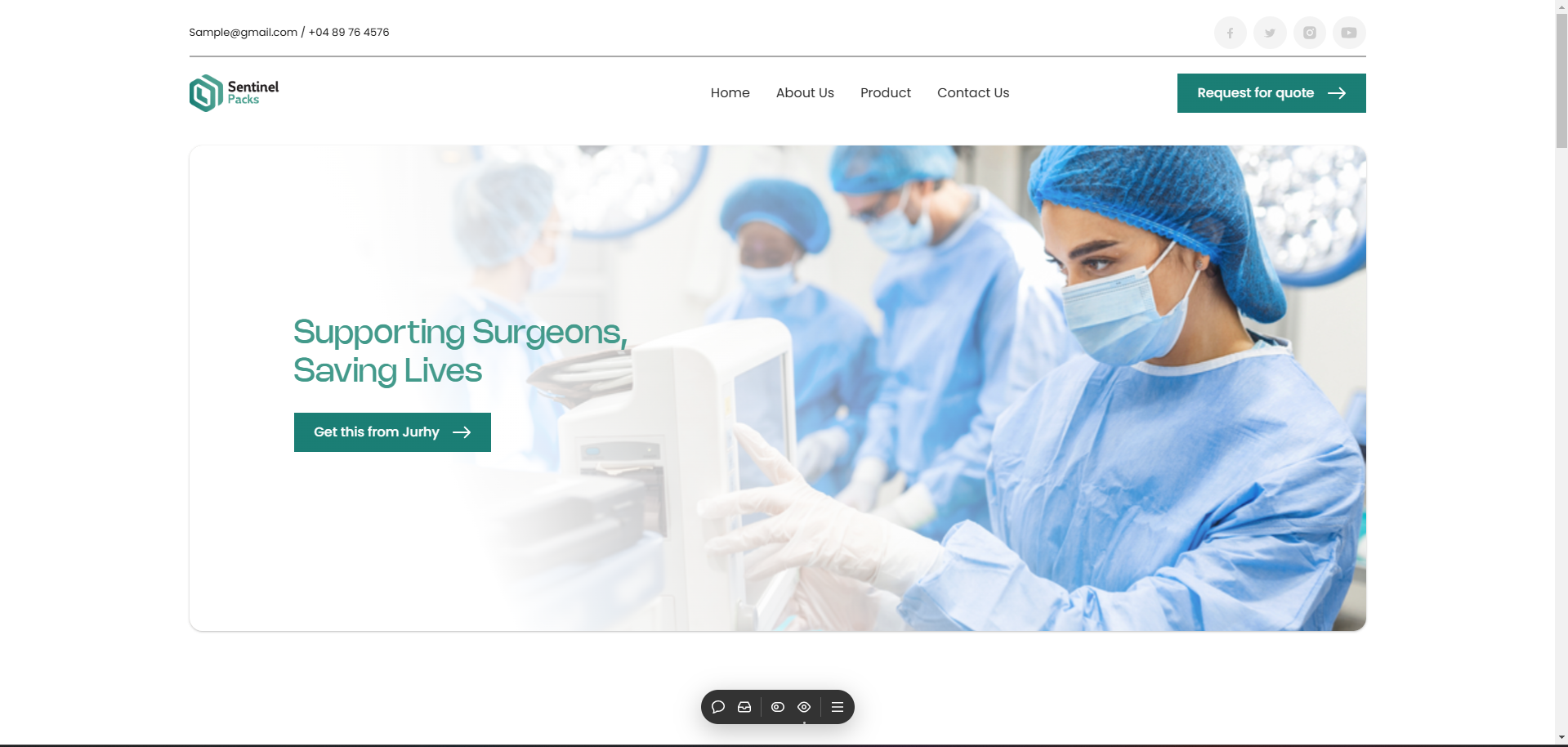 Stoma Flex - Medical Website